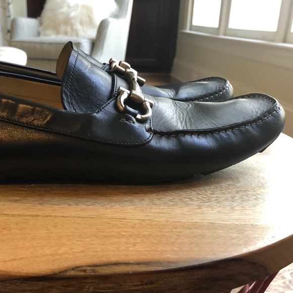 Salvatore Ferragamo Parigi Leather Gancini Driver main image 6